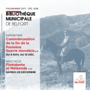 Bibliothèque municipale de Belfort : programme septembre - octobre 2018