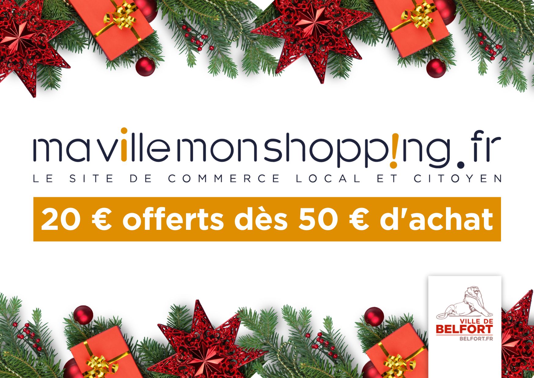 Un code promo pour vos achats de Noël de dernière minute Ville de